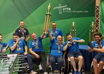 Tre ori per l’Italia alla World Series Leonhart di calcio balilla paralimpico