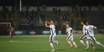 Monterosi Tuscia-Taranto 2-3, la cronaca: Fabbro-Antonini-Kanoute, è tripudio rossoblu