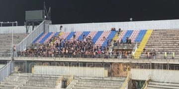 Taranto-Foggia 2-0, evacuata la sala stampa