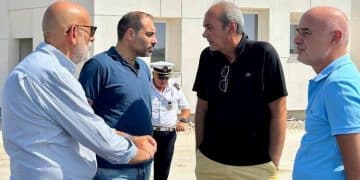 Nuovo stadio di atletica, sopralluogo del sindaco Melucci
