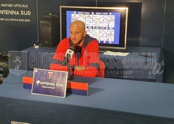 Taranto-Crotone 2-1, Calvano: “La squadra è nuova e giovane, abbiamo bisogno di tempo”