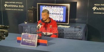 Taranto-Crotone 2-1, De Santis: “Vittoria contro un avversario forte”