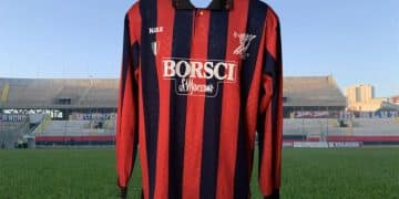 Taranto, la maglia storica: la maglia di Piero Caputo per la stagione 1995/96