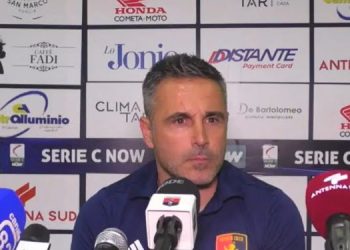 Taranto-Potenza 2-0, Marchionni: “Abbiamo regalato un tempo al Taranto, ci rifaremo nelle ultime partite”