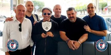 Taranto, il club Dominio Rossoblu premia mister Capuano