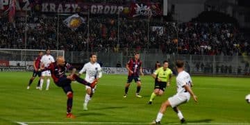 Taranto-Latina 0-0 (PlayOff), la moviola: braccio attaccato al corpo di Marino, non c’è rigore