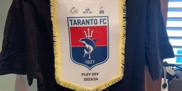 Taranto, E77 srl e GiornaleRossoBlu.it forniranno i gagliardetti per i PlayOff 2023/24