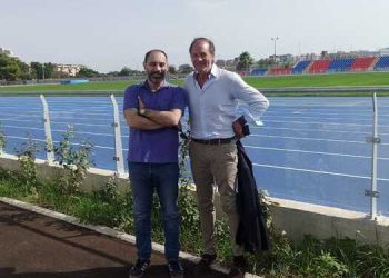 Il Presidente nazionale della FIDAL Stefano Mei visita il “Valente”