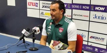 Taranto-Trapani 0-0, Aronica: “Peccato non aver chiuso la prima frazione in vantaggio”