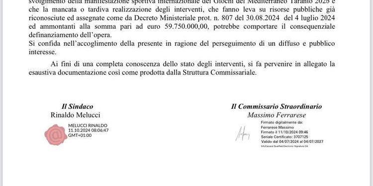 «lacovone, dissequestro o fare partire il cantiere»