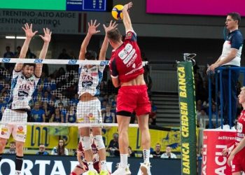 Gioiella Prisma Taranto, fermata dal muro dolomitico di Trentino Volley
