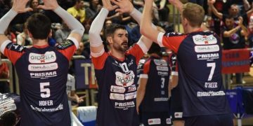 Gioiella Prisma Taranto, sconfitta contro il Trento in quattro set