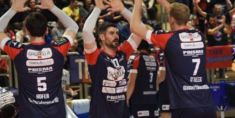 Gioiella Prisma Taranto, sconfitta contro il Trento in quattro set