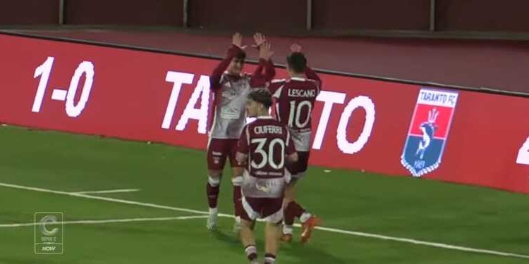 Trapani-Taranto 3-0, il servizio