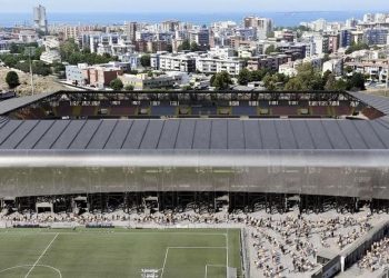 Taranto, la futura copertura dello stadio Iacovone