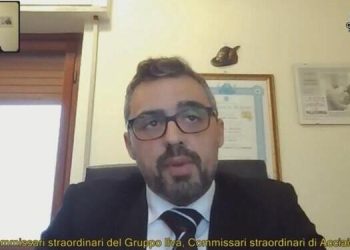 L’ing. Emanuele Villani interviene nel corso di una seduta del Senato della Repubblica