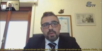L’ing. Emanuele Villani interviene nel corso di una seduta del Senato della Repubblica
