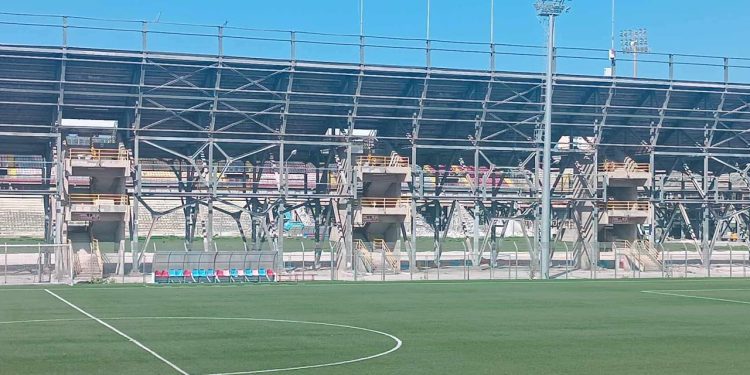 Proseguono i lavori allo Stadio Erasmo Iacovone: ecco le foto dall’interno