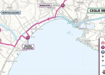 Il Giro d’Italia attraversa la provincia ionica: tre soste tra Martina, Massafra e Ginosa