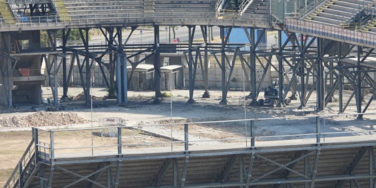 Stadio Iacovone, lavori in continuo fermento: novità da gradinata e tribuna