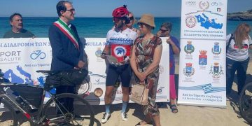 Adriano Tegas parte da Saturo per la “Rotta degli Spartani”