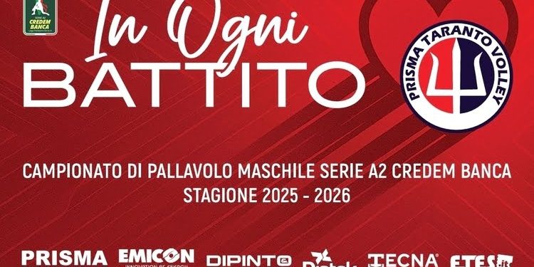“In ogni battito”: al via la campagna abbonamenti 2025/26 della Prisma Taranto Volley