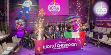 Calcio Balilla Paralimpico, trionfo azzurro ai Mondiali di Saragozza