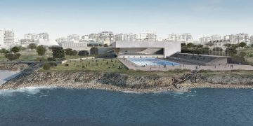 Taranto, lo stadio del nuoto che si affaccia sul mare e sulla memoria