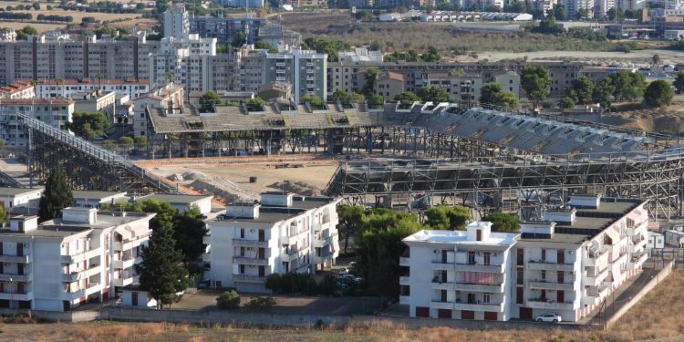 Proseguono con buon ritmo i lavori allo stadio Iacovone