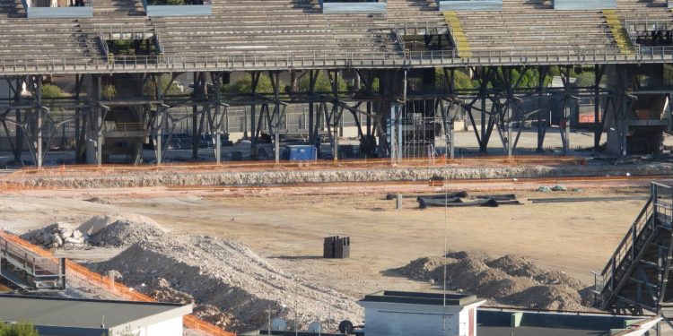 Proseguono con buon ritmo i lavori allo stadio Iacovone