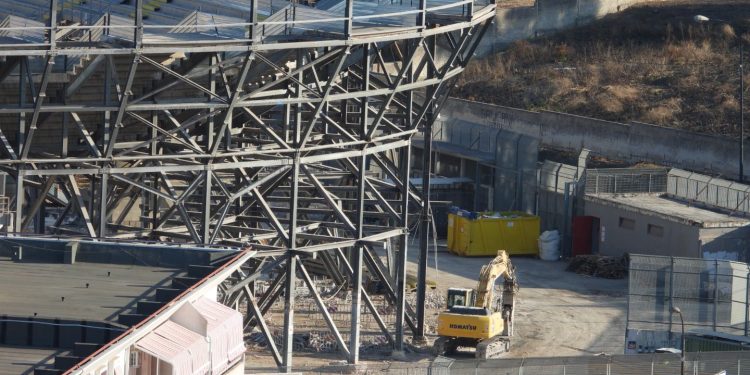 Proseguono con buon ritmo i lavori allo stadio Iacovone