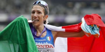 Antonella Palmisano conquista l’argento mondiale a Tokyo nella 35 km di marcia