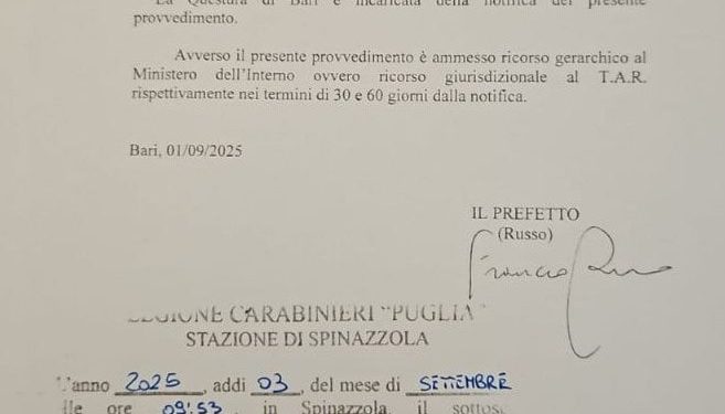Spinazzola-Taranto a porte “parzialmente” chiuse: stop ai tifosi jonici
