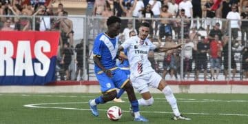 Taranto-Brindisi 0-0 (Coppa Italia), Righi: “Cuore immenso, ma l’arbitraggio ci penalizza. Al ritorno sarà un’altra storia”