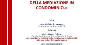 Webinar Nazionale RCCF: Strategie per il successo della mediazione in condominio
