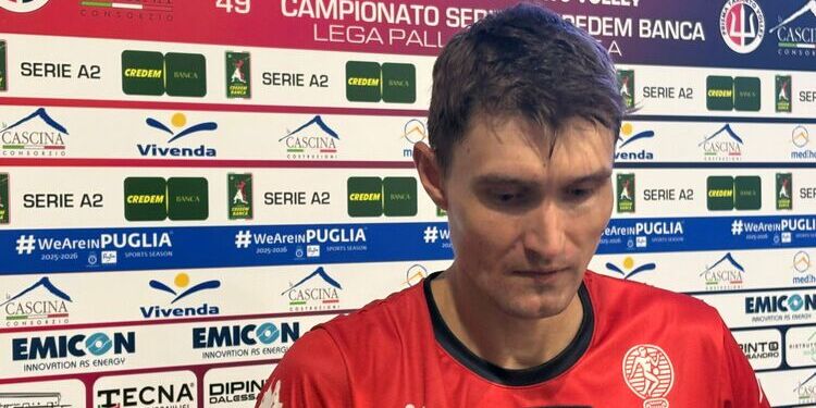 La Cascina Taranto, l’MVP Antonov: “Siamo stati bravi nei momenti decisivi della gara”