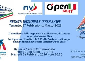 O’Pen Skiff 2026: a Taranto il via alla stagione delle regate giovanili