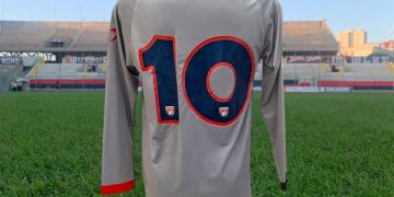 Tesoro rossoblù: la terza maglia del Taranto indossata da Lucas Cossenzo Chiaretti