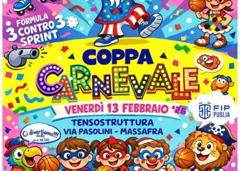 Massafra celebra il Carnevale del Minibasket: la Coppa Carnevale accende la città