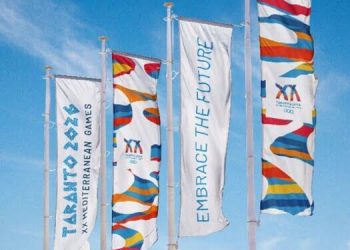 Giochi del Mediterraneo Taranto 2026, svelato il “Look of the Games”