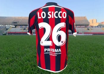 Lo Sicco e la maglia della stagione 2016/2017: presenza, identità e un gol nel Taranto