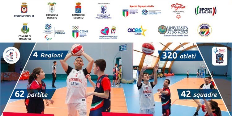 Taranto ospita lo Special Basket – Concentramento Sud Italia 2026, mercoledì 15 Aprile la conferenza stampa di presentazione