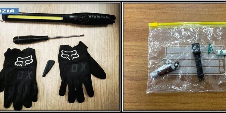 Colti sul fatto mentre rubano all’interno di auto in sosta: due arresti della Polizia di Stato
