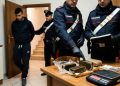 Taranto, giovane arrestato con 600 grammi di hashish: blitz dei Carabinieri