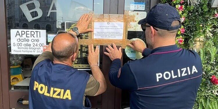 Città Vecchia, sospesa per 60 giorni la licenza di un esercizio pubblico dopo un omicidio