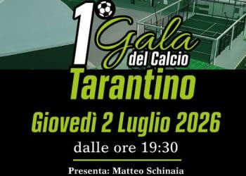 Il calcio tarantino si celebra a Mottola: il 2 luglio il 1° Galà del Calcio Tarantino