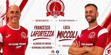 Sava Calcio, doppio tassello per la nuova stagione: confermato Miccoli, arriva il preparatore Lafortezza