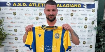 Atletico Palagiano, il bomber Pisano resta in gialloblù: ufficiale il rinnovo