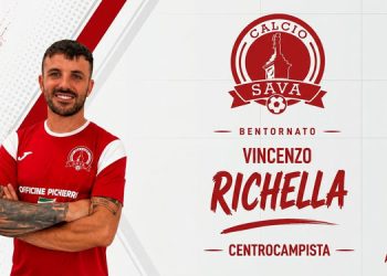 Sava Calcio, il capitano resta al timone: Vincenzo Richella rinnova anche per la prossima stagione