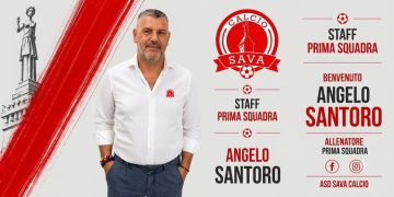 Sava Calcio, Angelo Santoro torna sulla panchina biancorossa: «Ripartiamo con fame e umiltà»